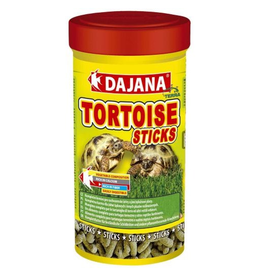 Mangime per tartarughe di terra Sticks Tortoise Dajana 1000 ml
