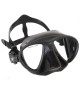 Maschera apnea See more in silicone nero bioculare Abysstar