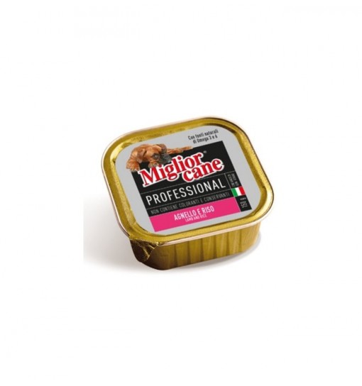 Miglior cane professional con agnello e riso 150 gr