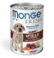 Monge Fresh Puppy Vitello con ortaggi Bocconi in patè 400 gr umido cane
