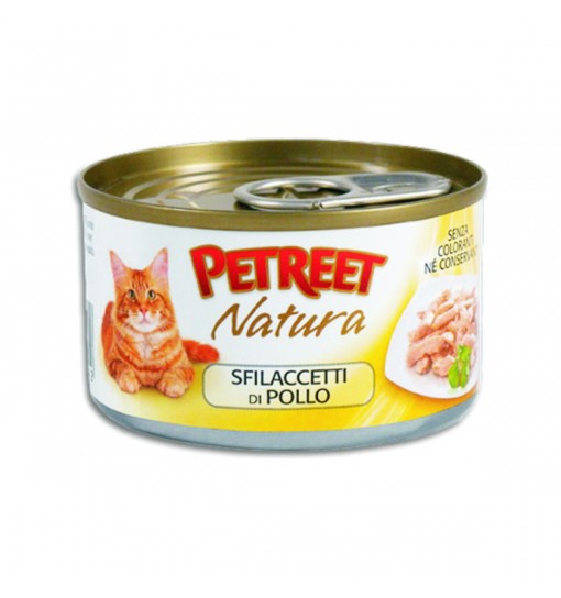 PETREET NATURA SFILACETTI DI POLLO 70 gr