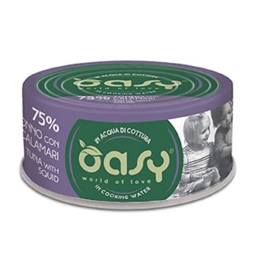 Scatolette Oasy more love in acqua di cottura Tonno 70 gr
