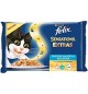 Bustine Felix Sensations Extras in gelatina 4 x 100 gr Salmone e tonno