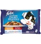 Bustine Felix le ghiottonerie Doubly Delicious 4 x 100 gr manzo e tacchino