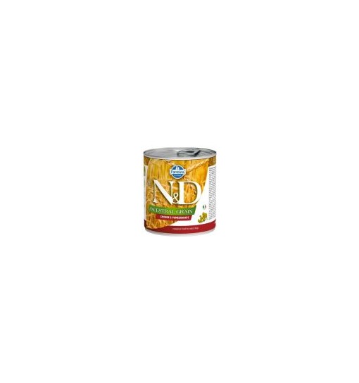 Scatolette N&D Ancestral Grain pollo e melograno Umido cane 285gr