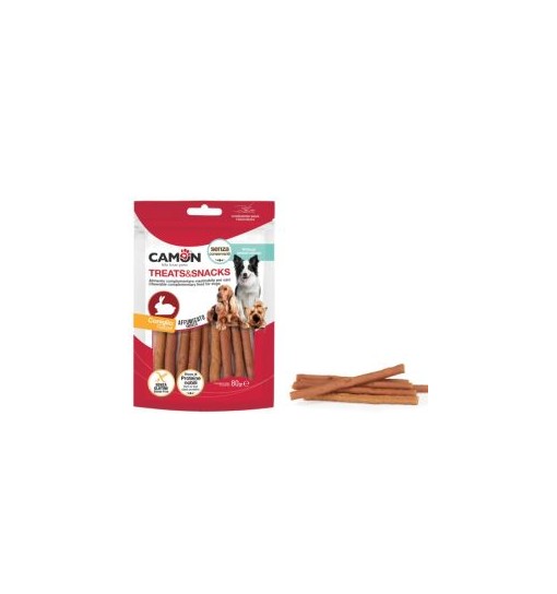 Treats& snacks per cani gusto coniglio Camon 80 gr