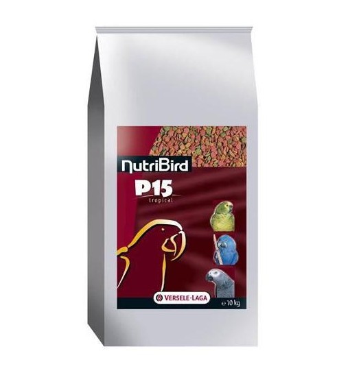 Nutribird P15 Tropical 10 kg Mantenimento Estrusi