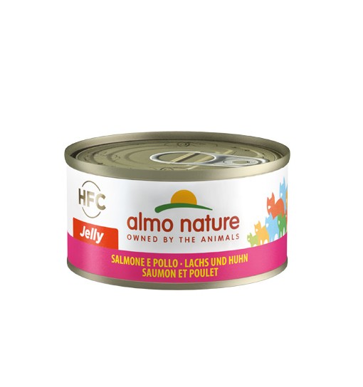 Almo Nature Umido gatto Jelly salmone e pollo 70 gr