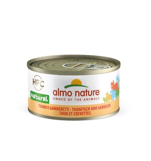 Almo Nature Umido gatto tonno e gamberetti 70 gr