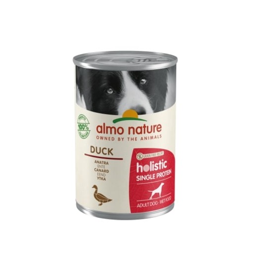 Almo nature umido cane holistic duck anatra grain free 400 gr