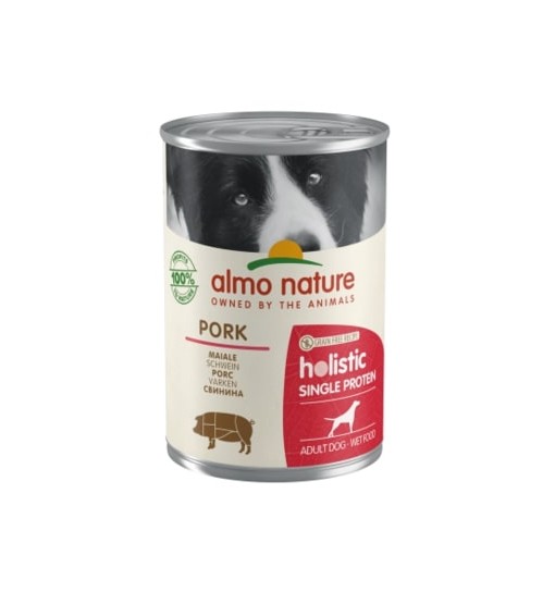 Almo nature umido cane holistic Pork Maiale grain free 400 gr