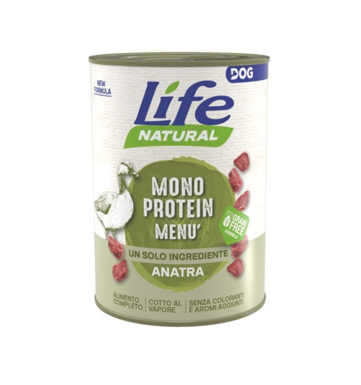 Life cane Anatra Monoproteico grain free 400 gr