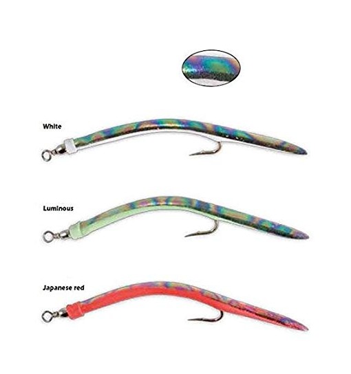 Mackerel Tiger lineaeffe Artificiali per traina Bianco