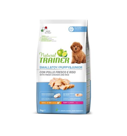 Natural Trainer Puppy & Junior cane Mini small 800 gr