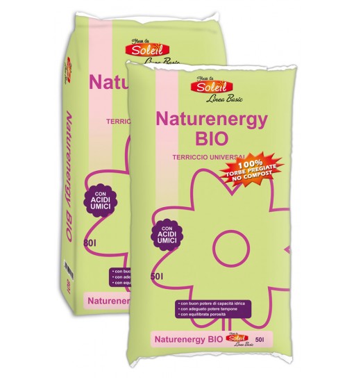 NATURENERGY BIO TERRICCIO UNIVERSALE PER GIARDINAGGIO 45 L
