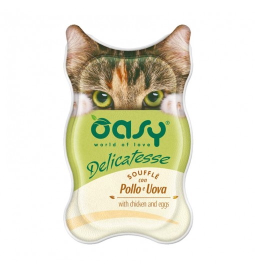 Oasy Delicatesse Souffle pollo e uova 85 gr
