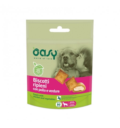 OASY BISCOTTI RIPIENI CON POLLO E VERDURE 80 gr