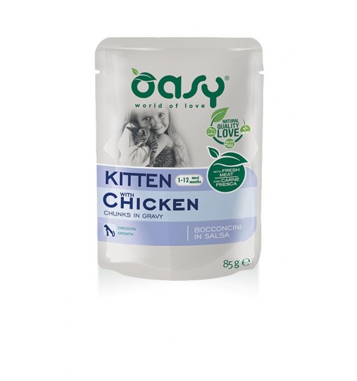OASY KITTEN POLLO BUSTA 85 gr