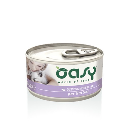 Oasy Mousse per gattini 85 gr