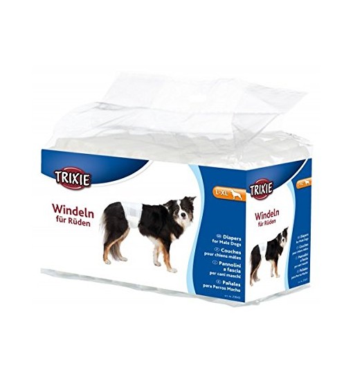 Pannolini a fascia per cani Maschi Trixie 12 tg M-L