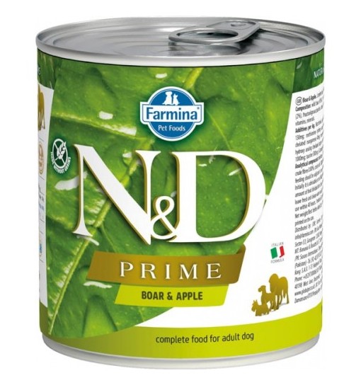 N&D prime Cinghiale e mela Natural e delicious farmina 285 gr