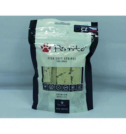 Perrito Strisce di pesce fish soft stripes 10g morbido snack