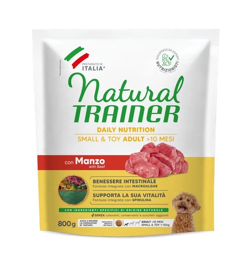 TRAINER Natural ADULT MINI AL MANZO E RISO 800 gr