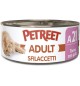 PETREET NATURA TONNO ROSA CON SFILACCETTI DI POLLO 70 gr