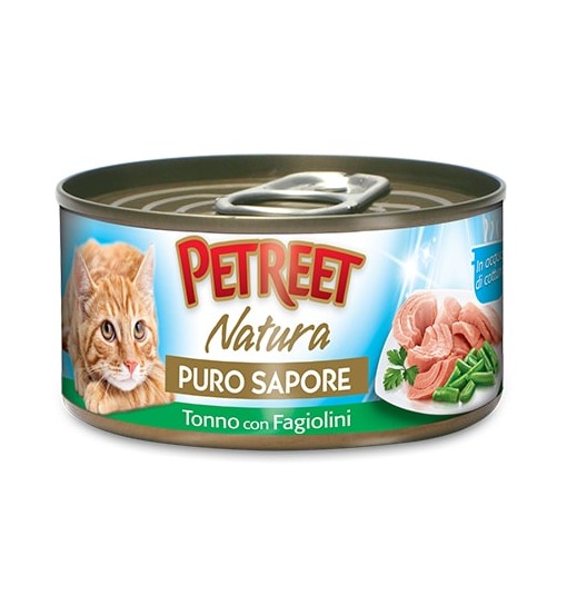 PETREET NATURA PURO SAPORE TONNO CON FAGIOLINI 70 gr