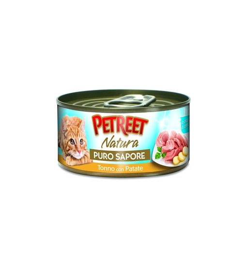 PETREET NATURA PURO SAPORE TONNO CON PATATE 70 gr