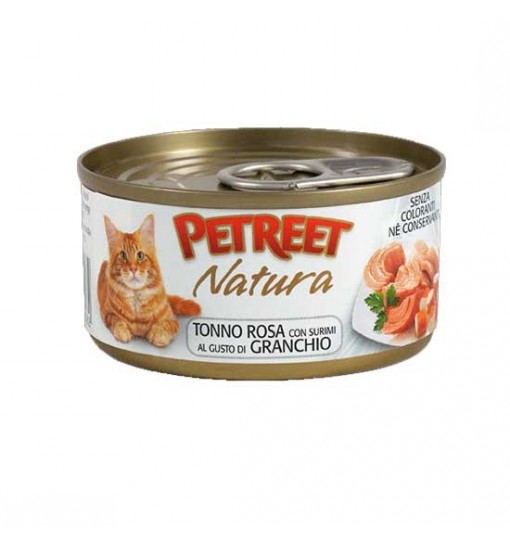 PETRRET Natura Tonno Rosa con surini al gusto di Granchio 70gr.