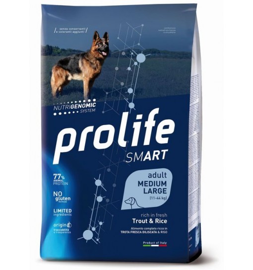 Prolife Smart Adult Medium large Trota e riso 2,5 kg