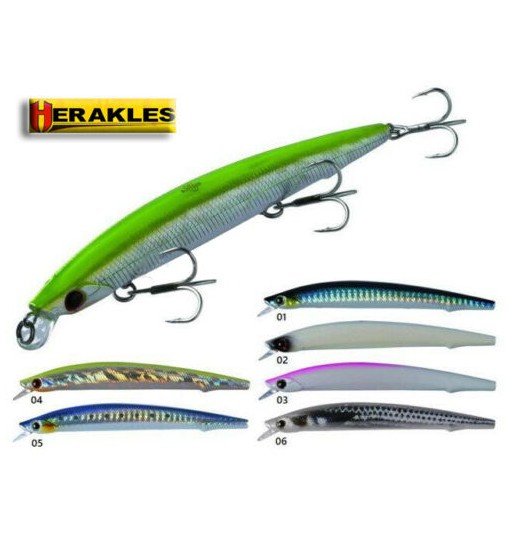 Artificiale AJI 125 F 13,2 gr 125 mm Herakles colmic colore Chartreuse