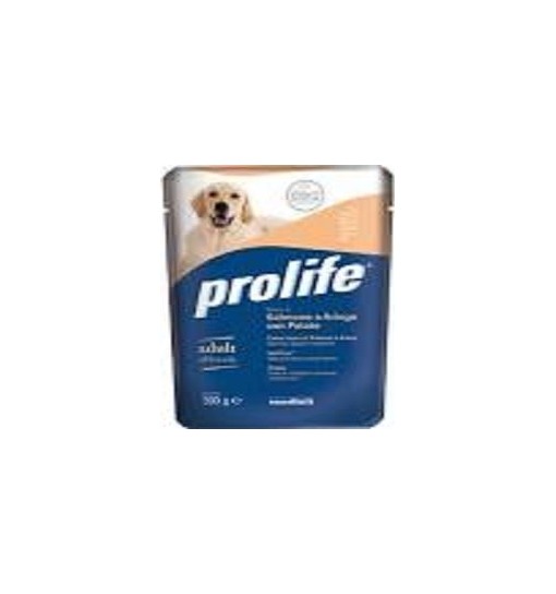 Prolife Multitaste Adult all breeds ricco di Salmone e Aringa con patate 300 gr