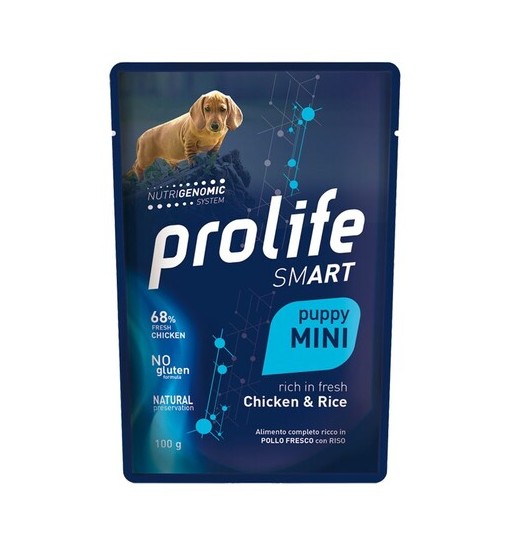 Prolife Puppy Mini Pollo e riso bustine 100 gr smart