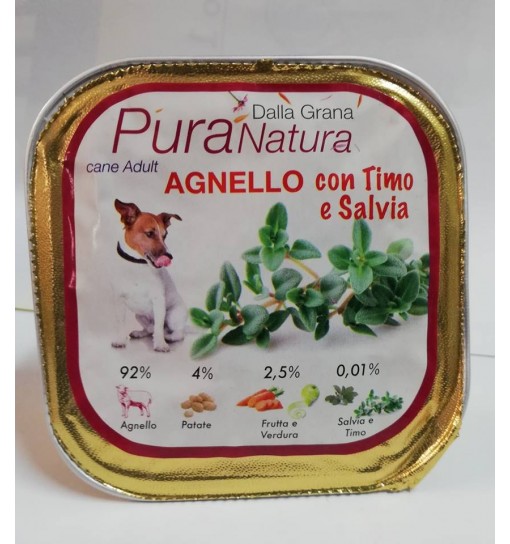 Pura natura Dalla Grana con Timo e Salvia gr 150
