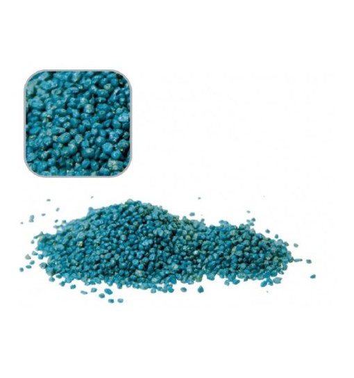 Quarzo ceramizzato Azzurro turchese kg 5 sabbia e ghiaie