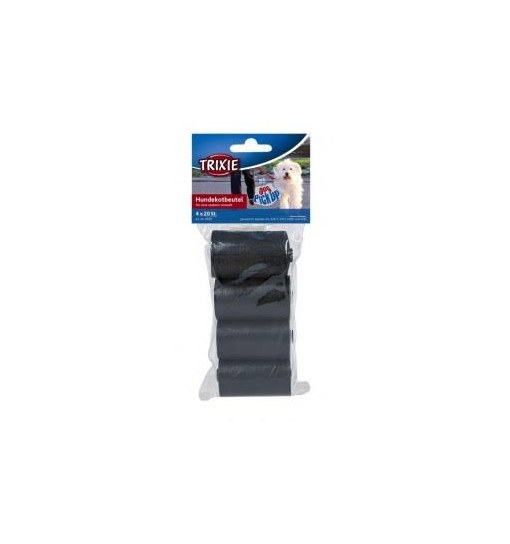 Sacchetti igenici neri 4 rotoli x20 pz mis M
