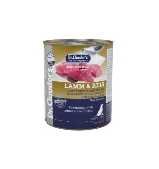 Scatoletta Immun Plus Agnello e Riso 400 gr Dr Clauder's