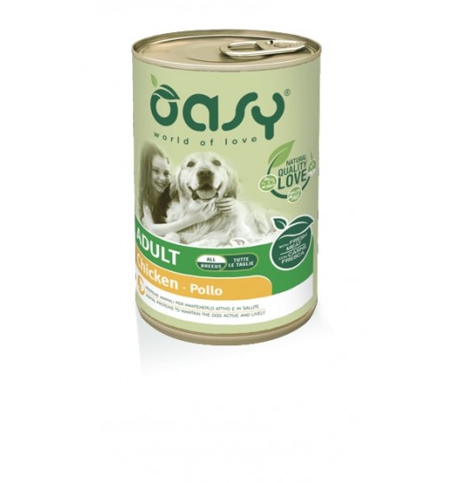 Scatoletta Oasy Umido cane Adult pollo 400 gr