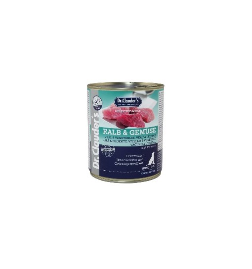Scatoletta umido Merluzzo carbonaro e riso integrale Dr Clauder's 400 gr cane