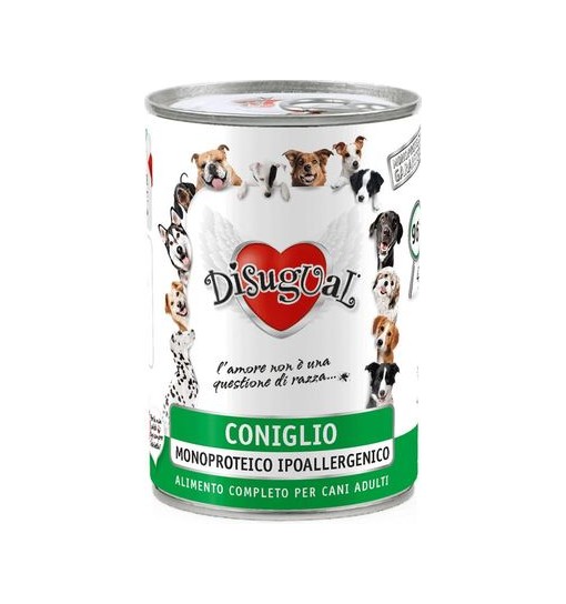 Scatolette Monoproteiche Disugual Coniglio 400gr