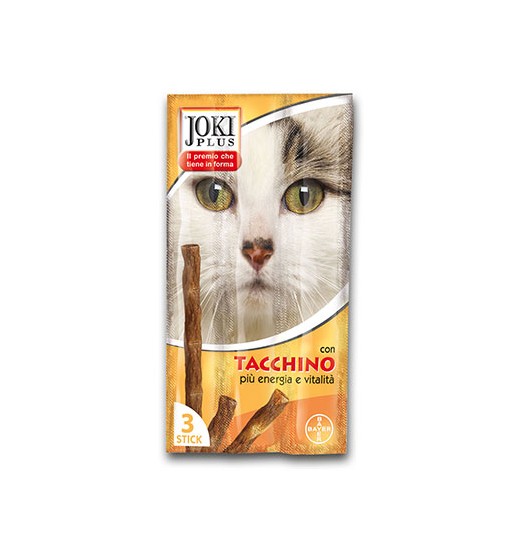 Sneck per gatti Tacchino più energia e vitalità 3 Stick