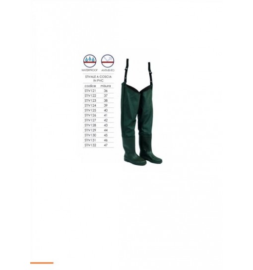 Stivali tutta coscia in PVC Expert predator n 40