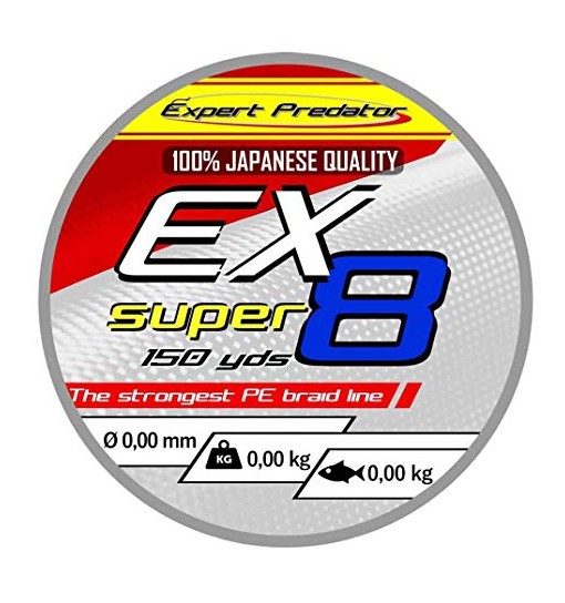 Trecciato Ex Super 8 mm 0,16 8 capi colore rosso
