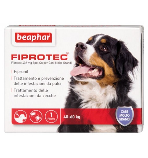 Fiprotec Fiale Spot on per cani molto grande 40 - 60 kg