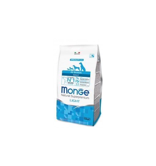 MONGE ADULT ALL BREEDS LIGHT SALMONE 2,5 kg