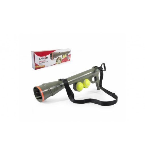 Bazooka gioco per cani camon lanciapalline automatico