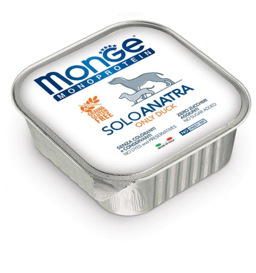 Monge Dog Solo Anatra 150 gr