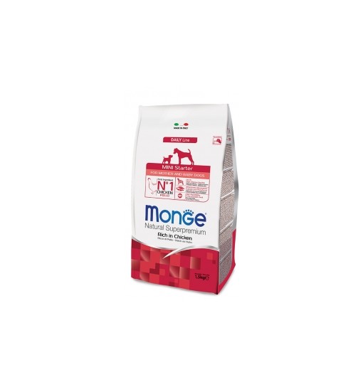 MONGE MINI STARTER AL POLLO 1,5 Kg